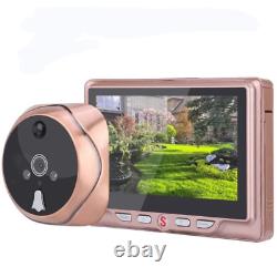 Enregistreur vidéo numérique avec détection de mouvement en couleur or rose