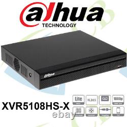 Enregistreur vidéo numérique de sécurité CCTV Dahua 8 canaux Penta-brid 1080P compact 1U
