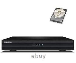 Enregistreur vidéo numérique hybride SANSCO HD 1080p Lite 8 canaux DVR CCTV + disque dur de 2 To