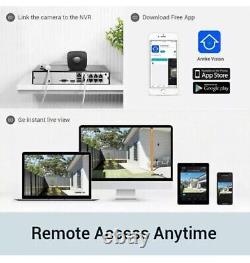 Enregistreur vidéo réseau ANNKE 8CH 6MP H.265+ POE IP NVR CCTV avec 2TB de stockage et lecture intelligente