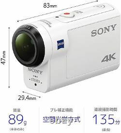 Excellent Enregistreur De Caméra Vidéo 4k Action Numérique Sony Fdr-x3000 Blanc