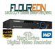 Floureon 5 En 1 16ch Cctv 1080p Enregistreur Vidéo Numérique Dvr (wd 4tb Hd) 504