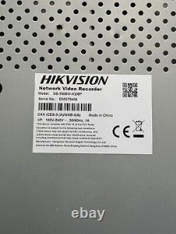 HIKVISION H. 265 8-Channel PoE 4K NVR, Plug & Play-DS-7608NI-K2/8P Disque Dur 4To