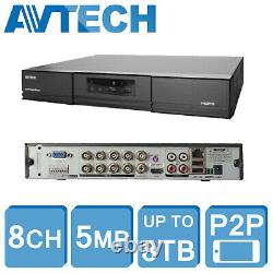 Hd Dvr Cctv Recorder 5mp Avtech Remote View Qr Code 4ch 8ch Hdmi P2p Trade