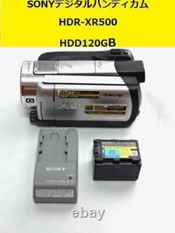 Hdr-xr500v Sony Enregistreur De Caméra Vidéo Argent Beaucoup De Rayures