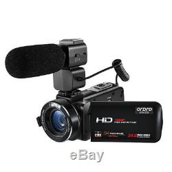 Hdv-z20 Enregistreur Vidéo Full Hd 1080p Avec Caméscope Numérique Wifi