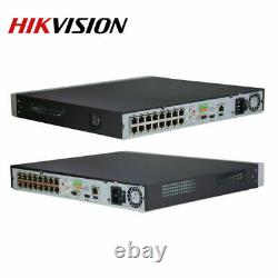 Hikvision 4k 16ch 16poe Ds-7616ni-k2/16p Enregistreur Vidéo Réseau Pour Caméra Ip Uk