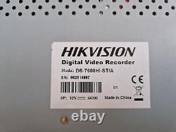 Hikvision Ds-7608hi-st/a, Avec un disque dur de 4 To, Enregistreur vidéo numérique DVR 8 canaux