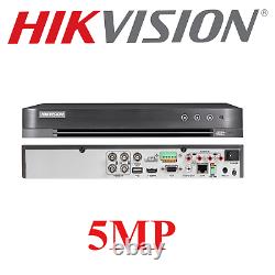 Hikvision Dvr Cctv Security 5mp 4ch Turbo Hd Enregistreur Vidéo Numérique Tvi