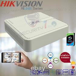 Hikvision Hilook Dvr 4 8 Ch Turbo Hd 1080p 2mp Hdmi Vga Enregistreur Vidéo Cctv Diy