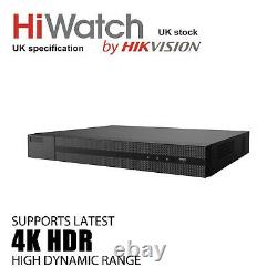 Hiwatch Hikvision Dvr 8ch 8mp Pleine 4k Dvr-208u-k1 H. 265 Hdtvi Video Recorder Dvr