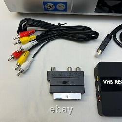 Kit enregistreur de lecteur vidéo VHS avec copie en un clic de VHS vers MP4 numérique RAPIDE et de qualité