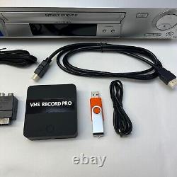 Kit enregistreur de lecteur vidéo VHS avec copie en un clic de VHS vers MP4 numérique RAPIDE et de qualité