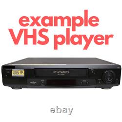 Kit enregistreur de lecteur vidéo VHS avec copie en un clic de VHS vers MP4 numérique RAPIDE et de qualité