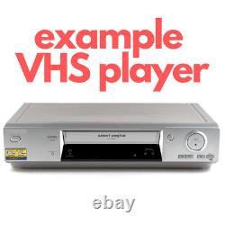 Kit enregistreur de lecteur vidéo VHS avec copie en un clic de VHS vers MP4 numérique RAPIDE et de qualité