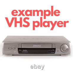 Kit enregistreur de lecteur vidéo VHS avec copie en un clic de VHS vers MP4 numérique RAPIDE et de qualité