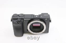 Lire Sony Alpha A6000 24.3mp Caméra Numérique Black Freezes Enregistrement Vidéo P113