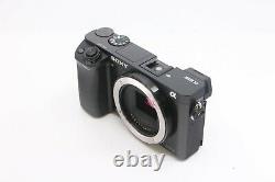 Lire Sony Alpha A6000 24.3mp Caméra Numérique Black Freezes Enregistrement Vidéo P113