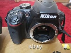 Nikon D3400 Slr Numérique En Noir Avec Objectif 18-55mm F/3.5-5.6 Af-p Non Vr