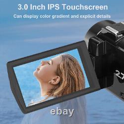 ORDRO HDV-V17 2.7K Caméra vidéo numérique Caméscope Portable Enregistreur DV Nouveau O0I0