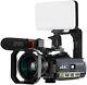 Ordro Ac3 4k Caméscope Numérique Zoom Caméra Vidéo Vlog Enregistreur Avec Directionnel