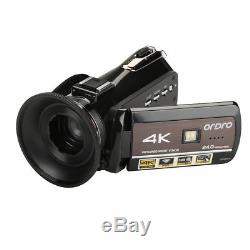 Ordro Ac3 4k Wifi Caméscope Numérique Caméra Vidéo 24mp 30x Zoom Ir Enregistreur DV Ch