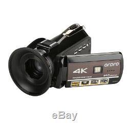 Ordro Ac3 4k Wifi Caméscope Numérique Caméra Vidéo 24mp 30x Zoom Ir Wn Recorder