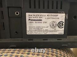 Panasonic Ag-dv2000 DV & Mini Dv, Enregistreur/player De Cassette Vidéo Numérique