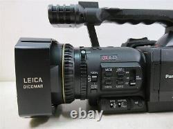 Panasonic Ag-dvc80 Digital Video Camera Recorder 155 Heures Leica Dicomar Minidv