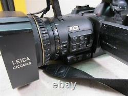 Panasonic Minidv Ag-dvc80p Digital Video Camera Recorder 398 Heures Leica Dicomar
