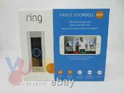 Ring Pro Door Bell Wi-fi À Sonnette De Porte Sans Fil Neuf 8vr1p6-0en0