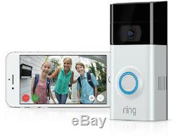 Ring Smart Camera Videophones 2 Filaires Et Sans Fil Avec Google Accueil Et Alexa