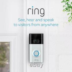 Ring Video Doorbell 2, 1080p Hd Video, Two-way Talk Motion Detection, Wi-fi New+