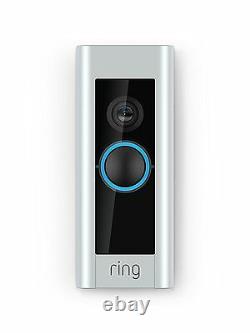 Ring Video Doorbell Pro 1080p Caméra De Sécurité En Direct Infrarouge Record Two-way Talk