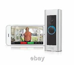 Ring Video Doorbell Pro 1080p Caméra De Sécurité En Direct Infrarouge Record Two-way Talk