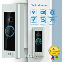 Ring Video Doorbell Pro 1080p Hd Vidéo Deux-way Talk, Night Vision Fonctionne Avec Alexa