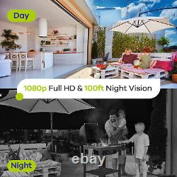 'SANNCE 1080P 8CH 5IN1 DVR Enregistreur vidéo numérique CCTV pour système de sécurité domestique'