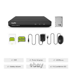 SANNCE 8CH 5IN1 DVR Enregistreur Vidéo Numérique CCTV adapté pour un Système de Surveillance à Domicile