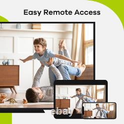 SANNCE 8CH 5IN1 DVR Enregistreur Vidéo Numérique CCTV adapté pour un Système de Surveillance à Domicile