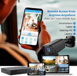 Smart 1080p Caméra Cctv Système Hd 5mp Lite Dvr Sécurité À La Maison Avec 1 To Disque Dur