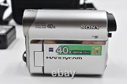 Sony Dcr-hc52 Enregistreur Vidéo Numérique Handycam Avec Charge Et Câbles Av Testés