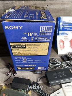Sony Dcr-pc120 Bt Enregistreur De Caméra Vidéo Numérique, Boîte D'origine Et Accessoires