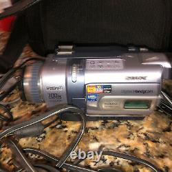 Sony Dcr-trv240 Digital8 Camcorder Bundle Record Transfer Watch Hi8 Video 8