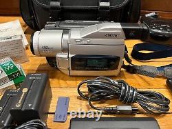 Sony Dcr-trv720 Enregistreur Vidéo Numérique 8 Caméscope Loaded 100% Orig Propriétaire
