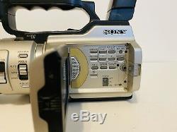 Sony Dcr-vx2000 Numérique Cam Video Recorder Caméscope Minidv 3ccd Avec 2 Piles