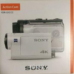 Sony Digital 4k Enregistreur De Caméra Vidéo Action Cam Fdr-x3000 Blanc Nouveau Japon Fedex