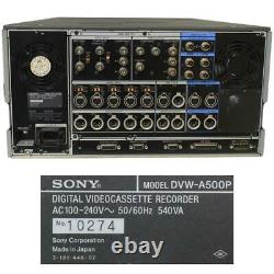 Sony Digital Betacam Dvw-a500p Lecteur De Vidéocassette Numérique Defekt