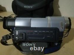 Sony Digital Handycam Vision Enregistreur De Caméra Vidéo Hi8 Dcr-trv140