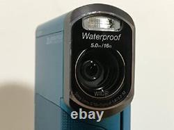Sony Digital Hd Enregistreur De Caméra Vidéo Blue Hdr-gw77v/l Testé Travail Utilisé Japon