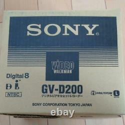 Sony Digital Video Cassette Recorder Gv-d 200 Hi-8 Boîte Manuel D’instruction Nouveau